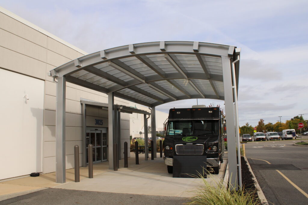 Industrial Building Canopied