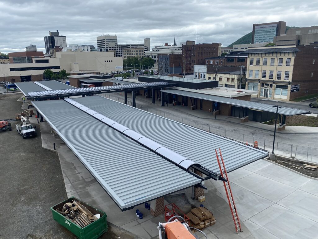Ongoing Construction of a Canopy
